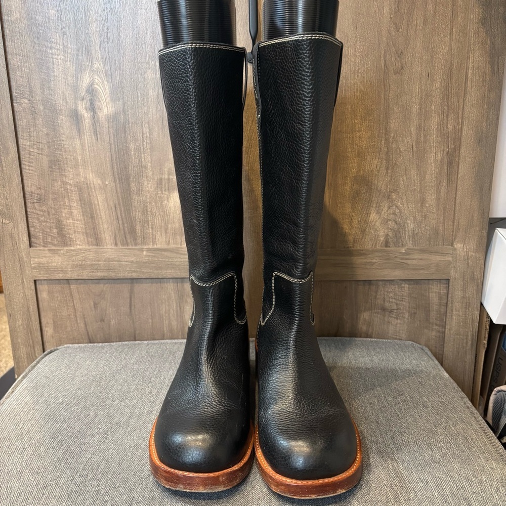 Free People Size11 Blaze Pull On Boots Black - Picture 7 of 16